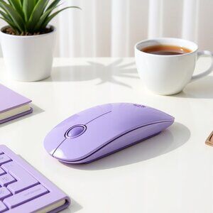 Bluetooth Silent Mouse - Purple